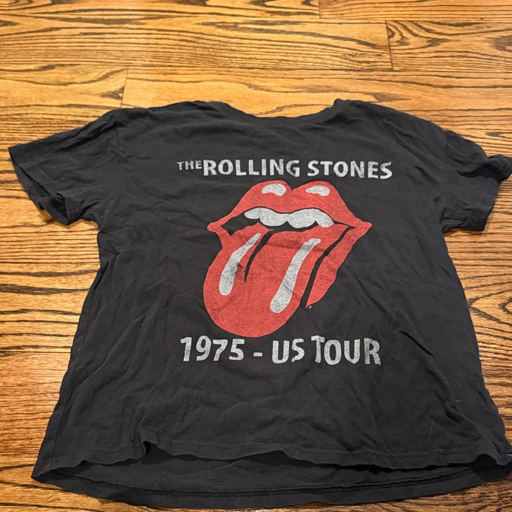 Marshalls Black Rolling Stones Graphic Tee